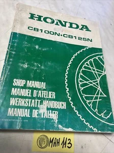 Honda Cb100n Cb125n 100 125 Cbn Technical Review Workshop Manual - Picture 1 of 12