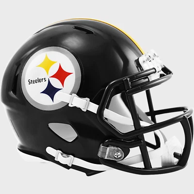 Mini casco de fútbol americano PITTSBURGH STEELERS NFL Riddell VELOCIDAD Foto 1 de 3