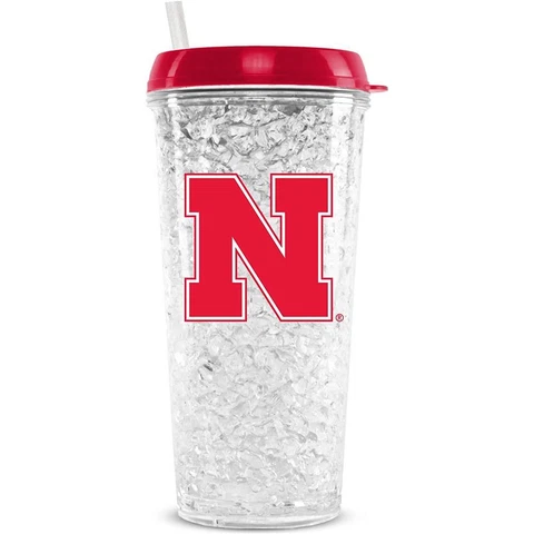 Nebraska Cornhuskers Freezer Tumbler - 16 oz Cover