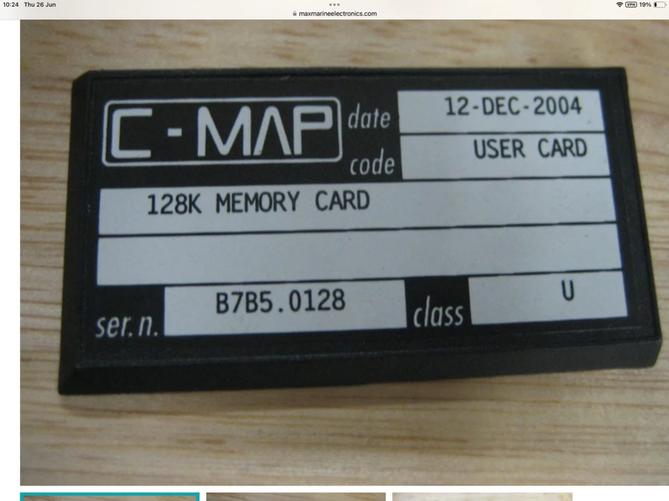 C MAP NT  DAT A/.   USER CARD. TRANSFER  DATA - Image 1 of 1