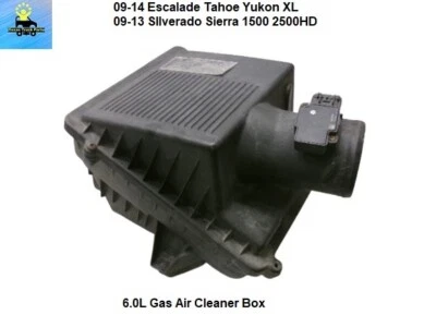 23360000 09-14 Silverado 1500 2500HD 6,0 L Gas Purificador de Aire Caja Carcasa Foto 1 de 4