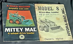 Original Hydra Mac Inc. Model 8 Mitey Mac Loader Owners Manual & Sales Brochure - Picture 1 of 8