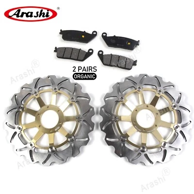 Rotor de freno delantero + pastillas de freno para Honda GL F6C VALKYRIE 1500 1997-2003 GL1500 Foto 1 de 4