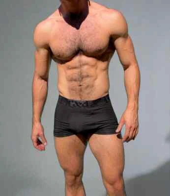 Ropa interior baúl modal para hombre con mosca horizontal Foto 1 de 4