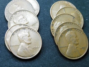 1937P & 1937 D Lincoln Penny's - Bild 1 von 6