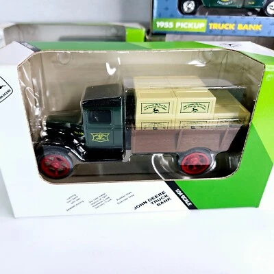 Ertl John Deere 1931 Hawkey Crate Delivery Truck Die Cast Metal Bank 1/34 USA - Image 1 of 4