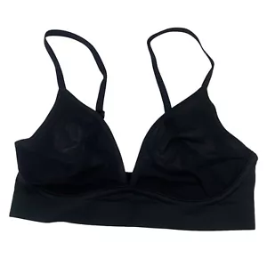 Bralette Pullover Bralette Aerie XS Negro Suave Malla Inalámbrica Ajustable Transparente Nuevo con Etiquetas - Imagen 1 de 10