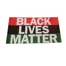 Black Lives Matter BLM Window Decal Bumper Sticker African Red Black & Green