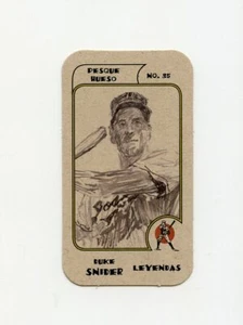 #TN17800 DUKE SNIDER Pesque Hueso Spanish Beer Leyendas Card - Picture 1 of 1