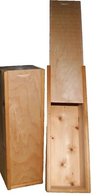 Weinflaschen - Holzkiste...Geschenkbox...Flaschenkiste...Geschenk..Deckel..Deko - Bild 1 von 3