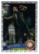2011 TOPPS CHROME XFRACTOR GABE CARIMI ROOKIE CARD #5 **NM-MT** CHICAGO BEARS