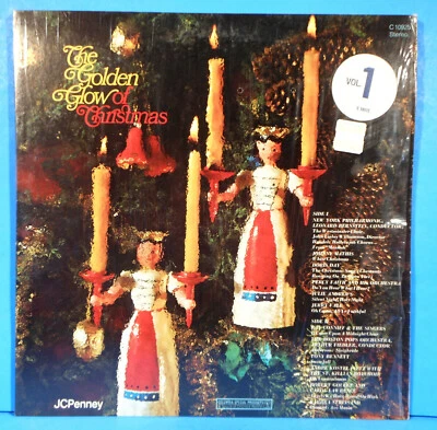 VARIOUS GOLDEN GLOW OF CHRISTMAS LP 1971 SHRINK GREAT CONDITION! VG++/VG++!!D - Image 1 of 4