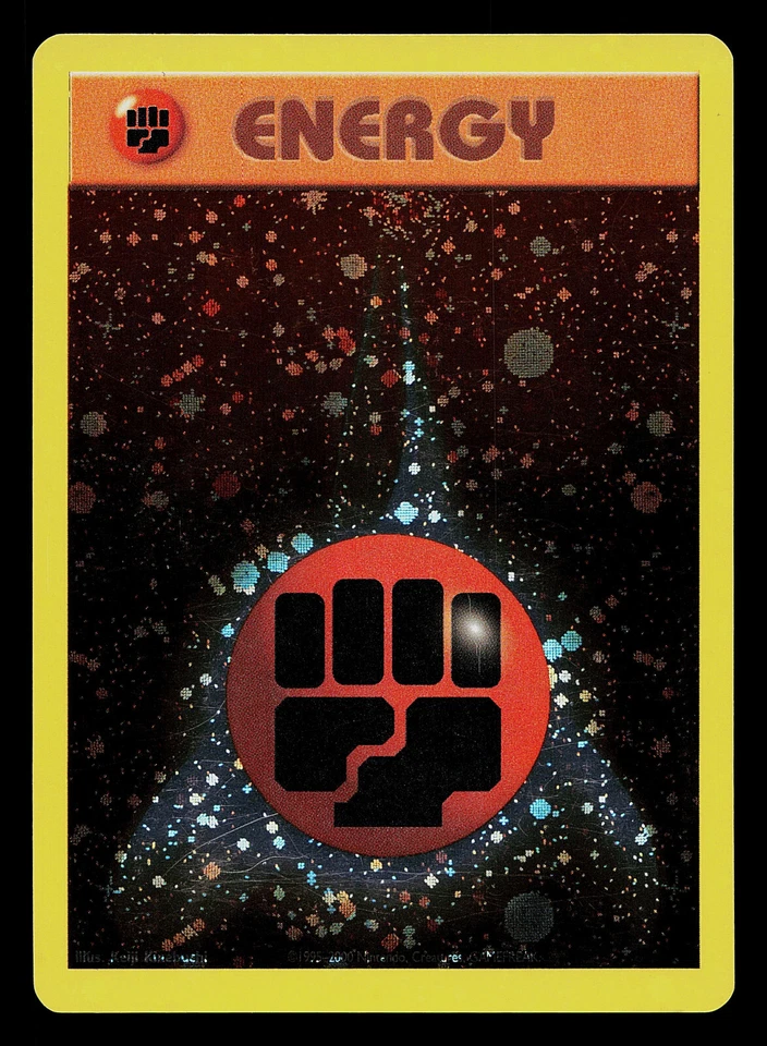 Tarjeta Pokemon - Fighting Energy (WotC 2002 Energize League Promo) Holograma Inverso Foto 1 de 1