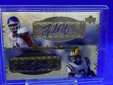 2007 UD Premier Premier Pairings Dual AUTO #14 Legedu Nannee Craig Davis 23/25