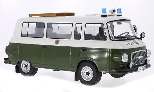 ModelCarGroup BARKAS B 1000 MINI BUS VOLKSPOLIZEI 1965 1:18 - Immagine 1 di 1