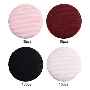 Stylish Fabric Shank Buttons for Sewing Projects - Pack of 10 - Picture 1 of 28