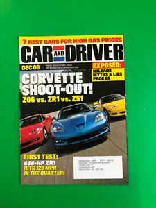 2009 CORVETTE Z06 Z06 ZR1 ZR 1 Z51 ORIGINAL VINTAGE PRINT AD ADVERTISEMENT COVER - Picture 1 of 1