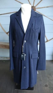$5,200 Fedeli 100% Cashmere Overcoat SZ 48/38 Striking Blue NWT - Picture 1 of 10