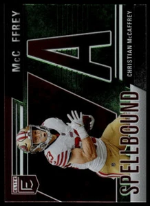 2024 Donruss Elite #15 Christian McCaffrey Spellbound Green - Picture 1 of 2