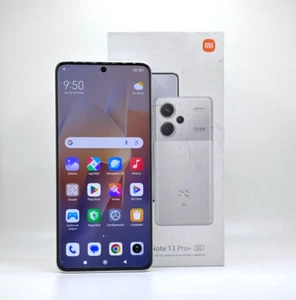 Xiaomi Redmi Note 13 Pro+ GSM Unlocked 12GB+512GB 6.67" 200MP SILVER - PREOWNED - Afbeelding 1 van 5