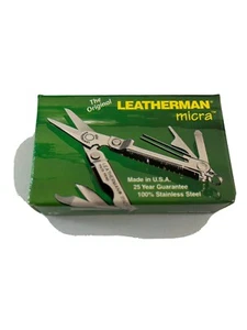 Leatherman - Micra Original (Sellado 01/97) Nuevo En Caja con Guía de Usuario Original - Imagen 1 de 7