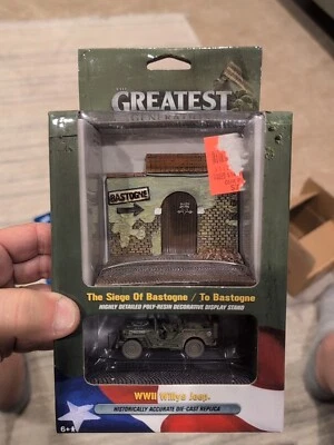 Johnny Lightning Greatest Generation Siege of Bastogne WWII Willys Jeep Sealed - Image 1 of 4