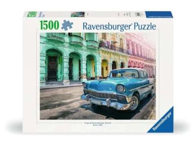 Ravensburger Erwachsenenpuzzle 1500 Teile - Cuba Cars