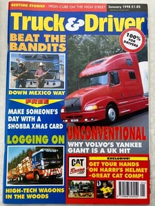 TRUCK & DRIVER JAN 1998 - M & H SMITH - VOLVO VN770 - VIVA MEXICO - Picture 1 of 1