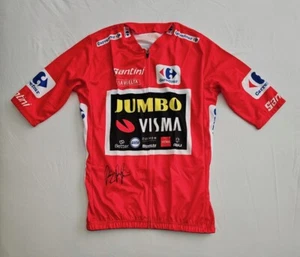 Primoz Roglic signed 2020 Vuelta a Espana cycling jersey Team Jumbo Visma - Picture 1 of 2