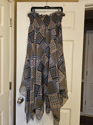 What Goes Around Comes Around Hi Lo 复古裙 L — 第 1/4 张图片