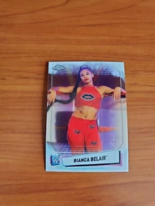 Bianca Belair - 2021 Topps Chrome WWE Wrestling Base Card #50 - FREE SHIPPING - Picture 1 of 2