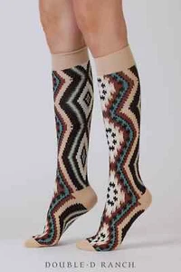 DOUBLE D RANCH DDR BOOT SOCKS--Ladies From Pueblo--One Size--New - Picture 1 of 4