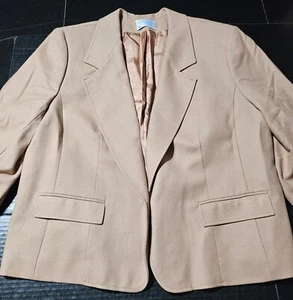 Vtg Pendleton Sport Coat 100% Virgin Wool Blazer Size 46R Single Button Suit - Picture 1 of 12