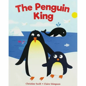 Bedtime Story & Picture Book The Penguin King Animal Childrens Reading Colour - Imagen 1 de 2