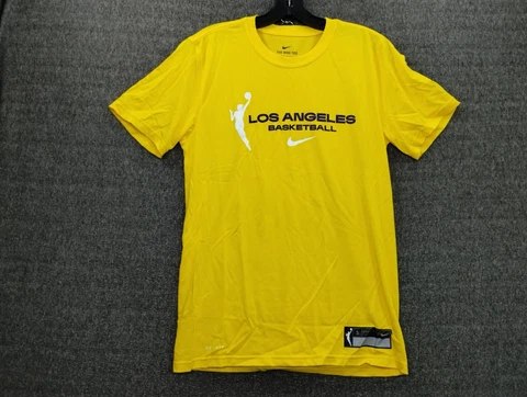 Nike Los Angeles Sparks Basketball Men's S WNBA Short Sleeve Shirt Dri-Fit Cover