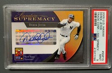 DEREK JETER 2005 ULTIMATE HAWAII Trade Signature Supremacy AUTO 2/10 PSA 9 1/1
