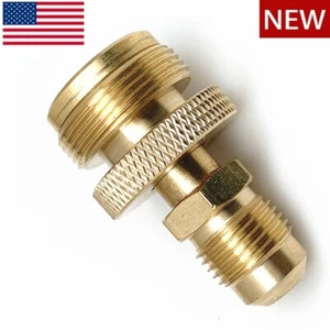 1LB Propane Tank Cansiter Regulator Adapter Connect to 3/8"Male Flare 5/8"-18UNF - Picture 1 of 8