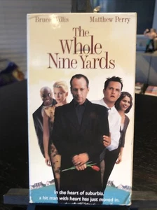 The Whole Nine Yards (VHS 2000) Bruce Willis Matthew Perry Lynn RARE HTF NM - Picture 1 of 5