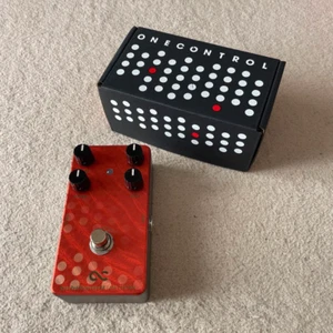 One Control Dyna Red Distortion 4K Made in Japan Guitar effects pedal JP USED - Picture 1 of 7