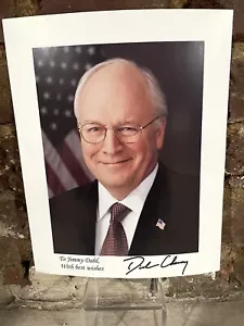 Foto firmada por Dick Cheney-ex vicepresidente de los Estados Unidos 8x10 - Imagen 1 de 2