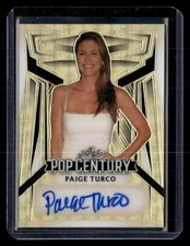 PAIGE TURCO 2023 Leaf Pop Century Authentic GOLD Autograph 1/1 ❤️‍🔥 TMNT
