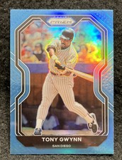 2021 Panini Prizm Tier III Carolina Blue Prizm Tony Gwynn #225 HOF