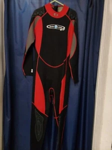 Tuta Aqualung colore nero/rosso/grigio taglia Large - Foto 1 di 3