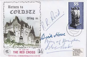 Return to Colditz Oflag IVc Signed by Reid, Bader, Howe Prisons of War Coldit - Picture 1 of 2