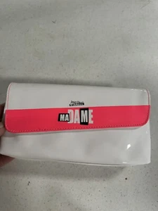 New Jean Paul Gaultier Madam Zippered Makeup Pouch White Gloss - Picture 1 of 5