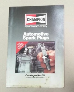 Champion Automotive Spark Plugs Catalogue No. 5 1989 - Picture 1 of 3