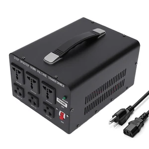 5000W Watt Spannungswandler Transformator Step Up Down 110V auf 220V 220V auf 110V - Bild 1 von 17