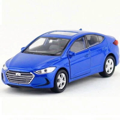 Modelo de coche Hyundai Elantra escala 1/36 diecast vehículo de juguete niños juguetes regalos azul Foto 1 de 4