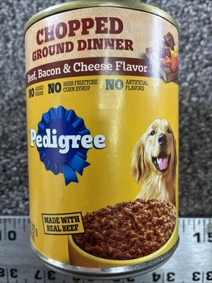 (Paquete de 5) Pedigrí picado cena enlatada comida para perros carne tocino queso latas de 13,2 oz Foto 1 de 4