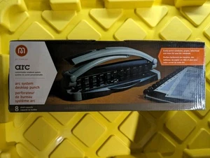 Staples Arc Desktop Paper Punch, 8 Sheet 11 Hole Presentation Binder Punch#40836 - Picture 1 of 3